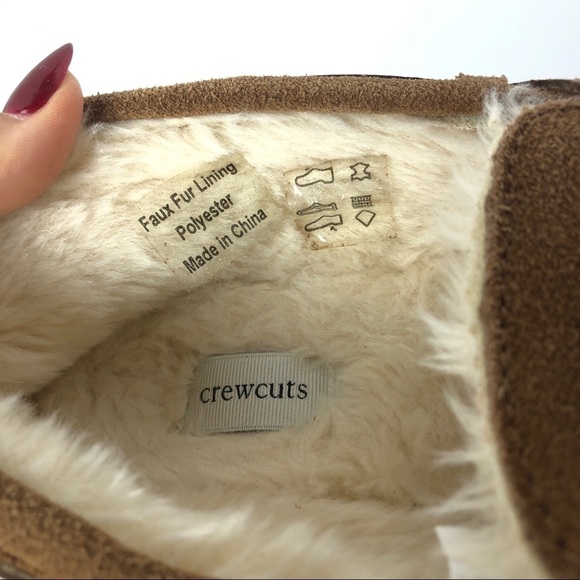 Crewcuts brown moccasin slippers K3 - Picture 6 of 9